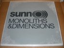 Sunn O))) ?Monoliths & Dimensions 2009 US 2 LP SET VINYL NEW SEALED isis tool