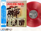 BEATLES no.5 JAPAN ONLY orig '65 Odeon RED VINYL MONO LP
