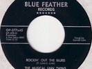 MUSICAL LINN TWINS rockin' out the blues original 1958  BLUE FEATHER