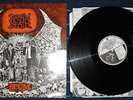 NAPALM DEATH LP, SCUM, orange COVER EARACHE RECORD  UK PRESS 1987 RARE VINYL