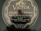 Victor 23019 JELLY ROLL MORTON PEPPERS Fickle Fay Creep 1930  78 rpm  EE+ rare