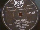 ELVIS PRESLEY 78 RPM SOUTH AFRICA KING CREOLE YOUNG DREAMS 50's LISTEN