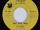 Funk 45 LEE MOSES Got That Will MAPLE HEAR