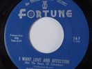 R&B Soul 45 NATHANIEL MAYER & FORTUNE BRAVES I Want Love & Affection VG++ HEAR