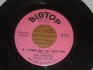OBSCURE 45,  LOU JOHNSON.  IF I NEVER GET TO LOVE YOU / THANK YOU ANYWAY MR D.J.