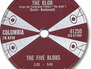 THE FIVE BLOBS Rock'n Roll 78 RPM Record. The Blob (composed by Burt Bacharach)