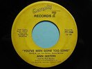 ANN SEXTON 45 You've Been Gone Too Long SEVENTY 7 rare crossover soul HEAR