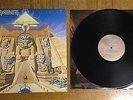 Iron Maiden  Powerslave 1984 1st press Capitol Records SJ-12321 embossed cover