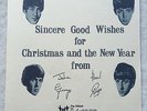 THE BEATLES -First Christmas Record- 1963 Fan Club Flexi disc