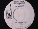 VENTURES: Special Album Spot Commercial: Underground Fire 45 (dj-only)