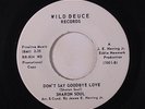 SHARON SOUL: Don't Say Goodbye Love / How Can I Get To You? 45 (dj) rare Soul