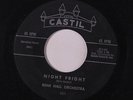 RENE HALL: Night Fright / Turf 45 (almost M-) rare Blues & R&B