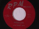 LITTLE GEORGE SMITH: Telephone Blues / Blues In The Dark 45 rare Blues & R&B