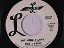 ROY TYSON & GROUP: The Girl I Love 45 (dj) rare Vocal Groups