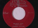JOHNNY FULLER: Black Cat / Train Train Blues 45 rare Blues & R&B