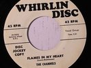 CHANNELS: Flames In My Heart 45 (dj) rare Vocal Groups