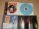 AC/DC - PARIS IN FLAMES blau marmoriertes  Vinyl    Tour Book