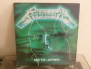 METALLICA Ride The Lightning RARE ORIGINAL FRENCH LP GREEN COVER Bernett 1984