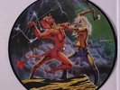 IRON MAIDEN: Run To The Hills / Total Eclipse 45 (UK, pic disc, PVC sleeve)