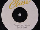 BOB & EARL: That's My Desire 45 (acetate w/ typed lbl) Blues & R&B