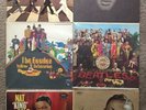 Beatles. Billy Joel. Nat King Cole. Vinyl Records