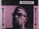 MALCOLM X: Speaking LP (shrink) rare Spoken Word