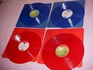 *BEATLES* 1962 to 1966 / 1967 to 1970 - 1978 UK *RED / BLUE VINYL* 4LP