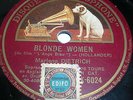 78 rpm- MARLENE DIETRICH - FALLING IN LOVE AGAIN-BO ANGE BLEU -GRAMOPHONE 6024