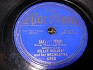 BILLIE HOLIDAY says my heart / havin myself a time - 78 rpm - vocalion 4208 -