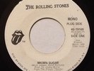 THE ROLLING STONES BROWN SUGAR PROMO 45 MONO pic sleeve WLP