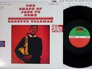 ORNETTE COLEMAN SHAPE OF JAZZ TO COME ATLANTIC P-6004A JAPAN Vinyl LP