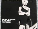 Blondie  - Rip Her To Shreds -  1977 UK Picture Sleeve PS 7
