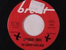 COUNTRY GENTLEMEN: Saturday Night / For You 45 (dj, sm tag/wol) Rock & Pop