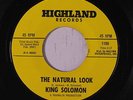 KING SOLOMON: The Natural Look / No Woman's No Stranger 45 Funk