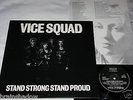 VICE SQUAD stand strong stand proud LP Riot City Rec. UK 1982 Rare PUNK 