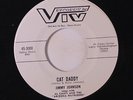 JIMMY JOHNSON: Cat Daddy / How About Me?, Pretty Baby 45 (repro) Rockabilly