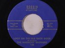 HARMONY BROTHERS: Lock On The Old Back Door / Remember Me 45 Rockabilly