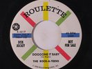 ROCK-A-TEENS: Doggone It Baby / Twangy 45 (dj, sm label spot) Oldies