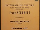 MICHELE AUCLAIR- Schubert -  2 LPs Promo cover Erato Stereo