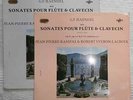 RAMPAL FLUTE VEYRON-LACROIX HAENDEL FLUTE 1stFRENCH 2 LP STEREO ERATO 50208/9