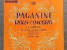 Ivry Gitlis PAGANINI VIOLIN CONCERTO Kurt Woss ED1 10