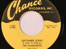 FLAMINGOS: September Song / Vooit Vooit 45 (repro) Vocal Groups