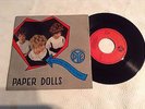 THE PAPER DOLLS *SOMETHING HERE IN MY HEART* EP UNIQUE SLEEVE EXC