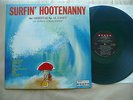 AL CASEY- SURFIN' HOOTENANNY RARE 1963 ORIG MONO SURF HOT ROD BLUE GREEN VINYL