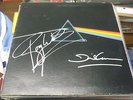 Pink Floyd Signed Dark Side Of The Moon LP by Roger Waters and David Gilmour