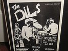 THE DILS / NEGATIVE TREND / JJ180 1978 flyer Mab SF KBD punk ORIGINAL AUTHENTIC