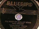 UNCLE DAVE MACON BLUEBIRD 5873 COUNTRY 78 RPM RECORD V/V+