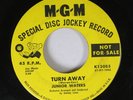 Hear Northern Soul Promo 45 Junior Waters - Turn Away / Look For Me O