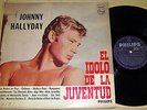 JOHNNY HALLYDAY EL IDOLO DE LA JUVENTUD in french ARGENTINA LP free shipping
