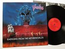 THANATOS - Emerging from the Netherworlds LP 1990 - SHARK 015 massacra dead head